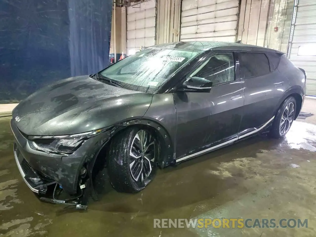 1 Photograph of a damaged car KNDC34LA9P5129738 KIA EV6 LIGHT 2023