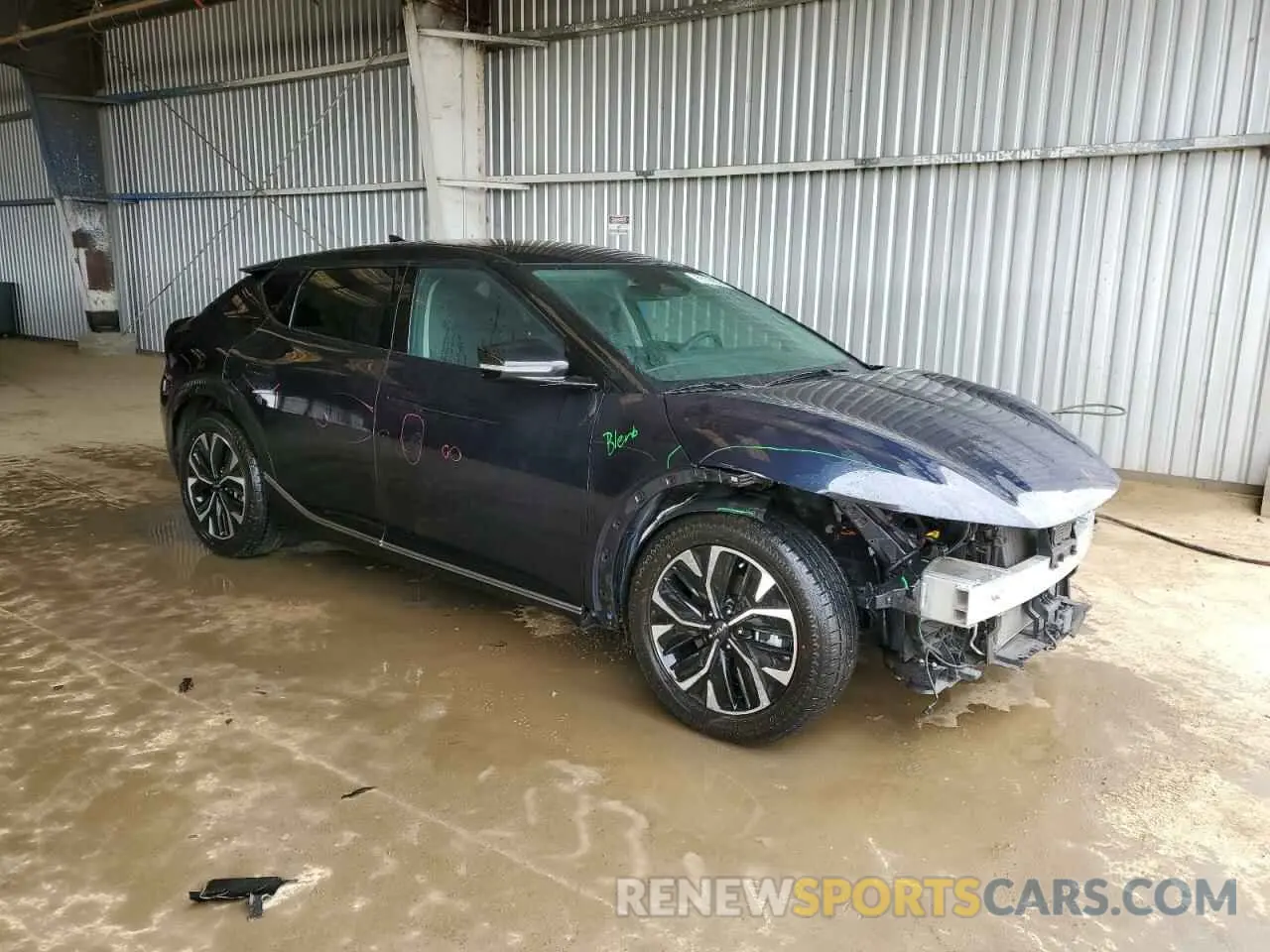 4 Photograph of a damaged car KNDC34LA9P5150377 KIA EV6 LIGHT 2023