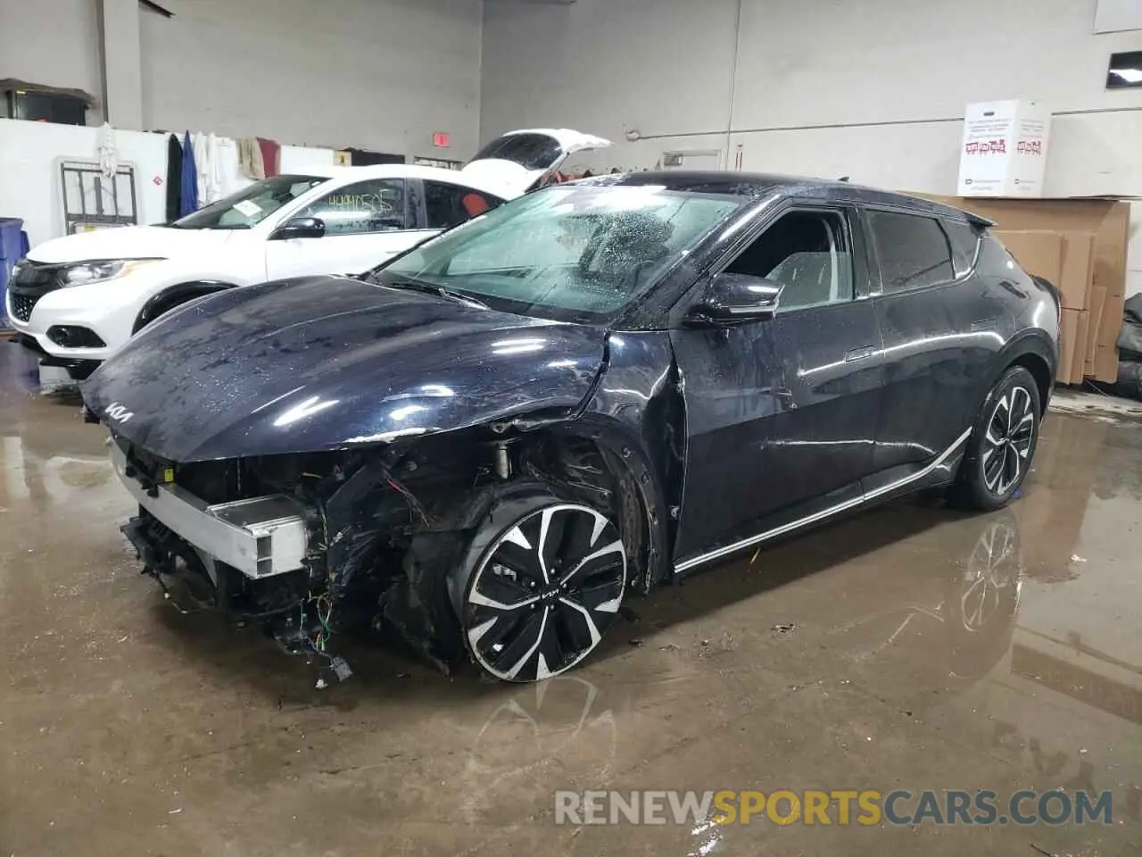 1 Photograph of a damaged car KNDC34LAXP5611506 KIA EV6 LIGHT 2023