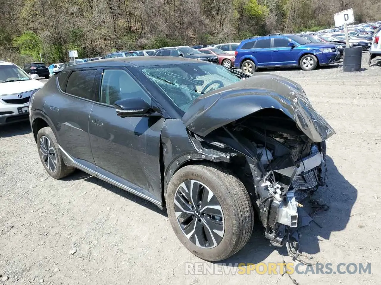 4 Photograph of a damaged car KNDC3DLC5P5144383 KIA EV6 LIGHT 2023