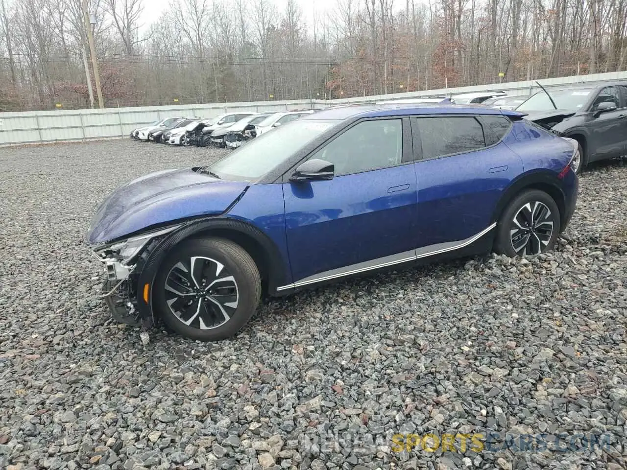 1 Photograph of a damaged car KNDC3DLCXP5154990 KIA EV6 LIGHT 2023