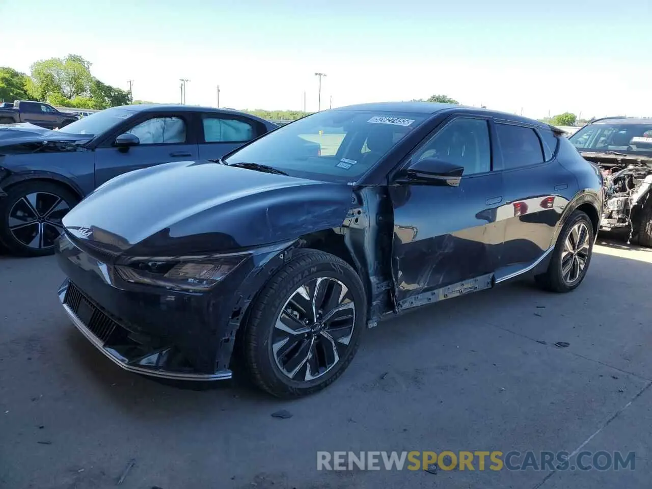 1 Photograph of a damaged car KNDC34LA0R5183030 KIA EV6 LIGHT 2024