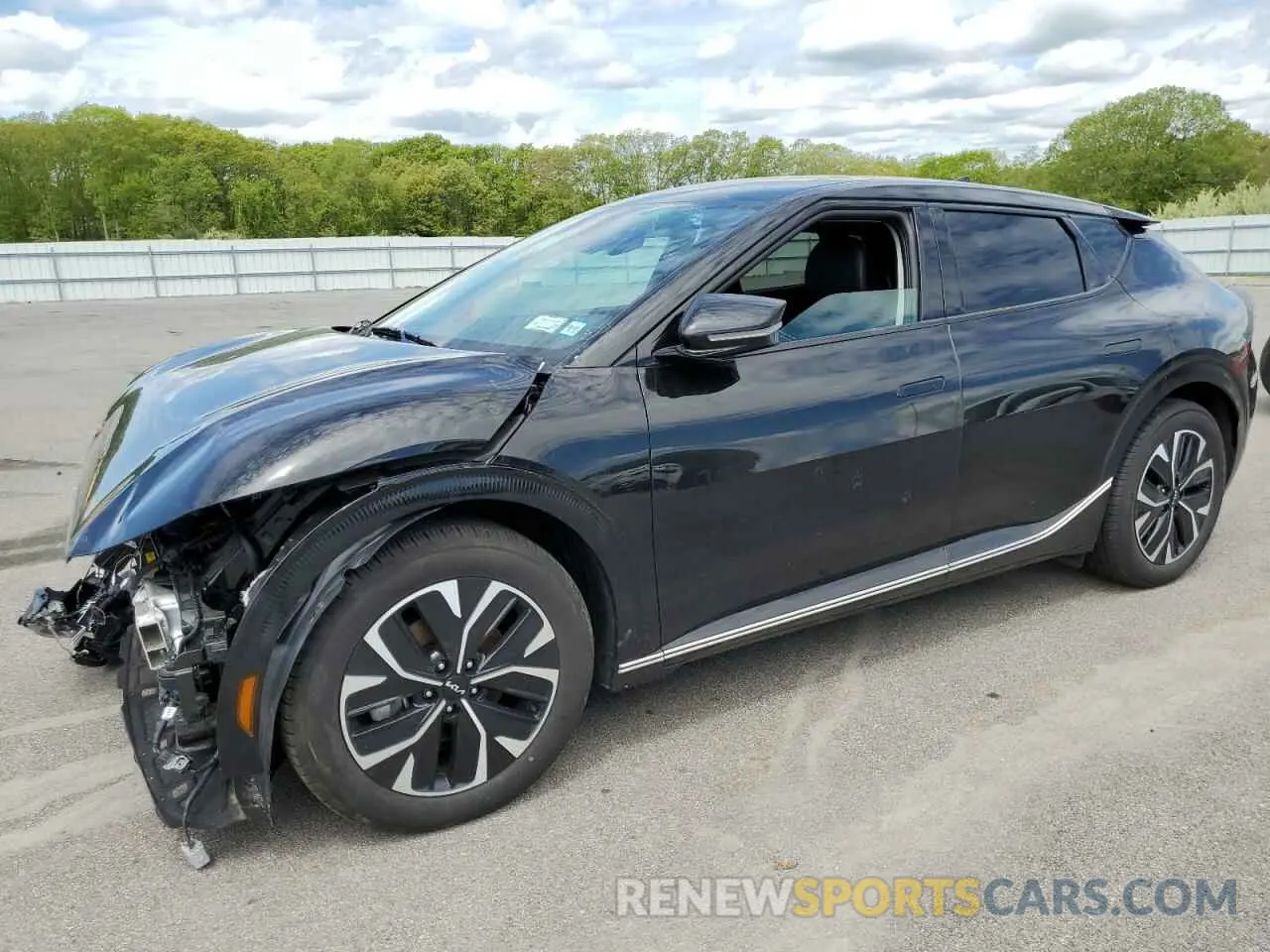 1 Photograph of a damaged car KNDC34LA1R5214754 KIA EV6 LIGHT 2024