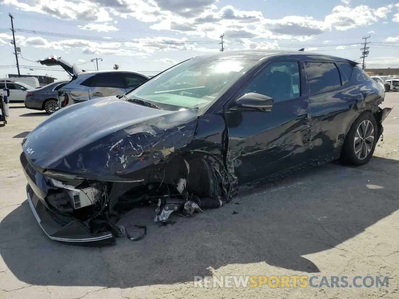 1 Photograph of a damaged car KNDC34LA1R5220408 KIA EV6 LIGHT 2024