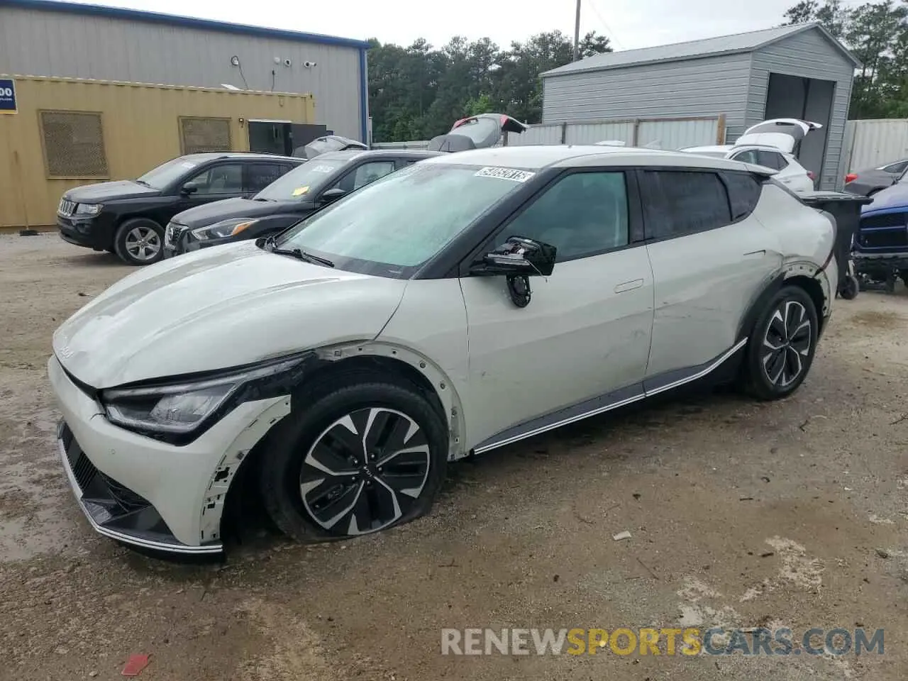 1 Photograph of a damaged car KNDC34LA2R5166424 KIA EV6 LIGHT 2024