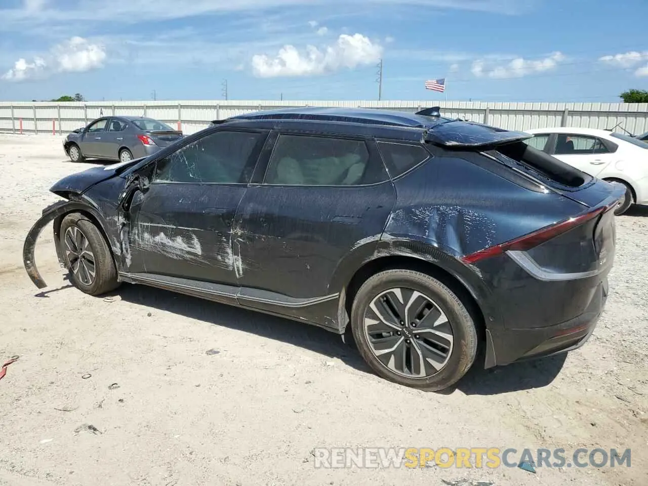 2 Photograph of a damaged car KNDC34LA2R5186480 KIA EV6 LIGHT 2024