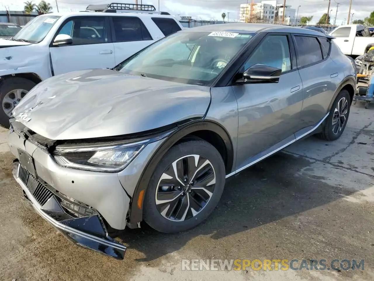 1 Photograph of a damaged car KNDC34LA2R5207165 KIA EV6 LIGHT 2024