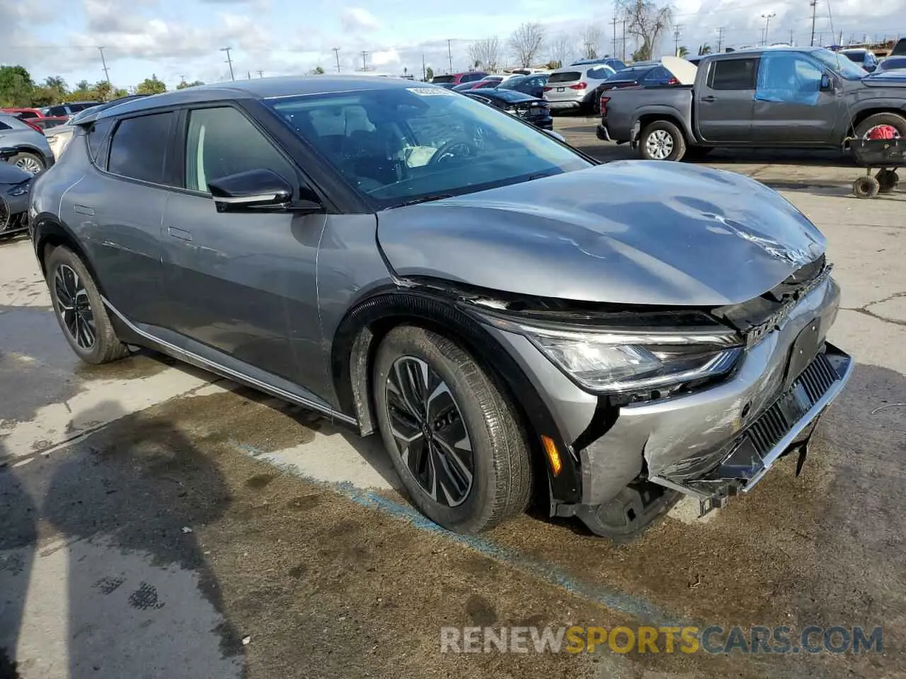 4 Photograph of a damaged car KNDC34LA2R5207165 KIA EV6 LIGHT 2024