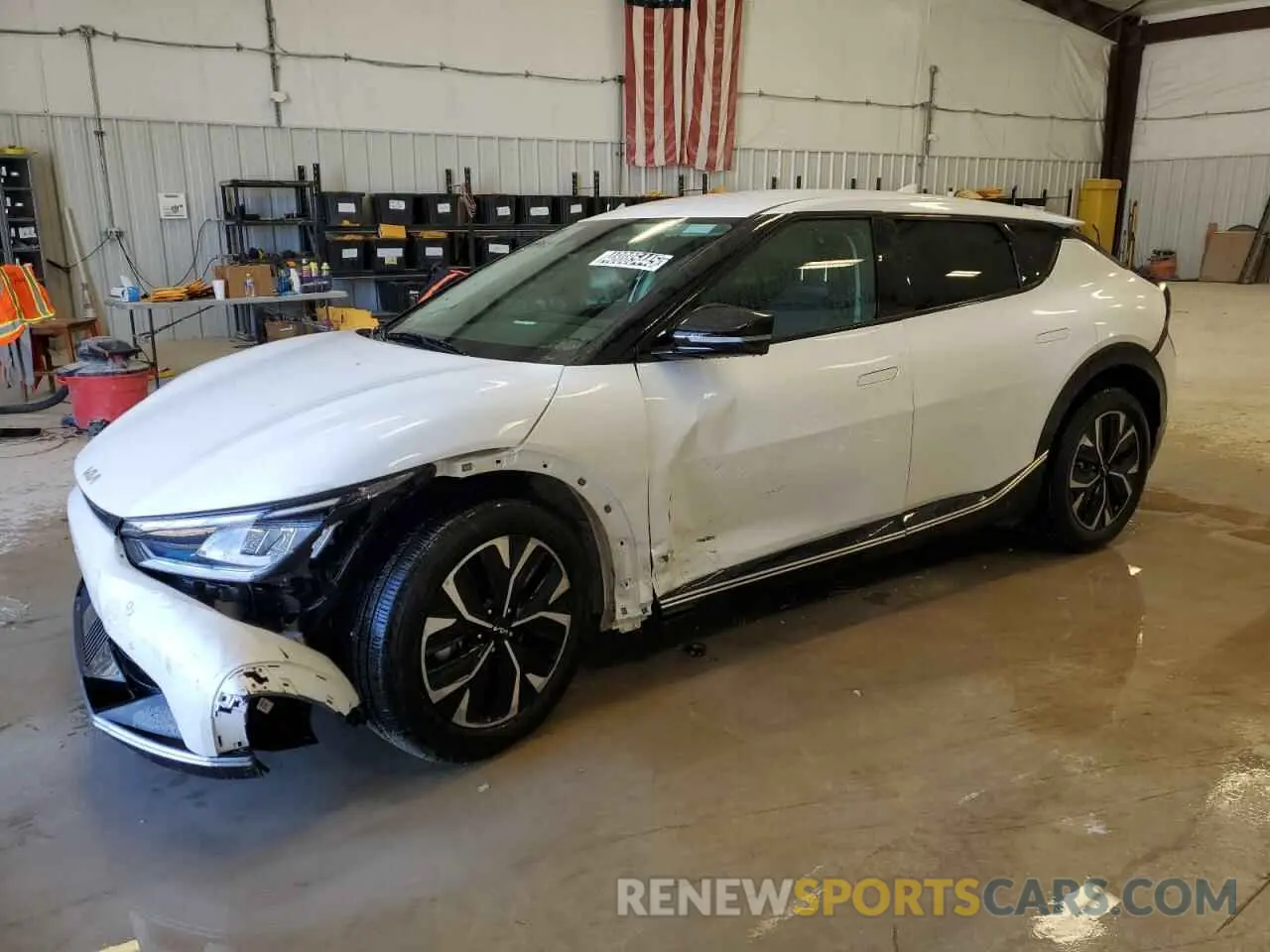 1 Photograph of a damaged car KNDC34LA3R5193695 KIA EV6 LIGHT 2024