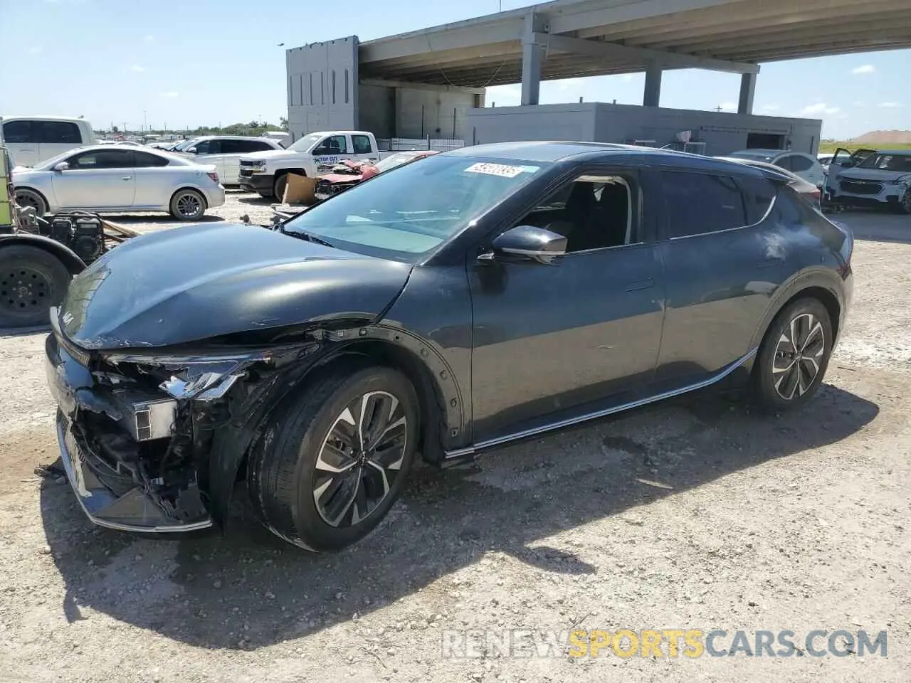 1 Photograph of a damaged car KNDC34LA3R5614041 KIA EV6 LIGHT 2024