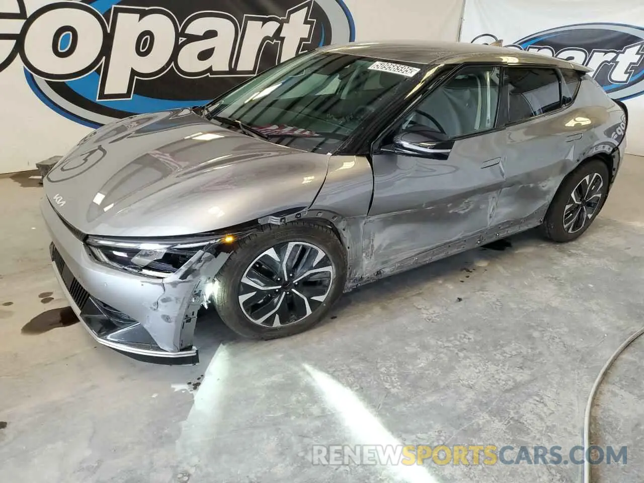 1 Photograph of a damaged car KNDC34LA5R5183380 KIA EV6 LIGHT 2024