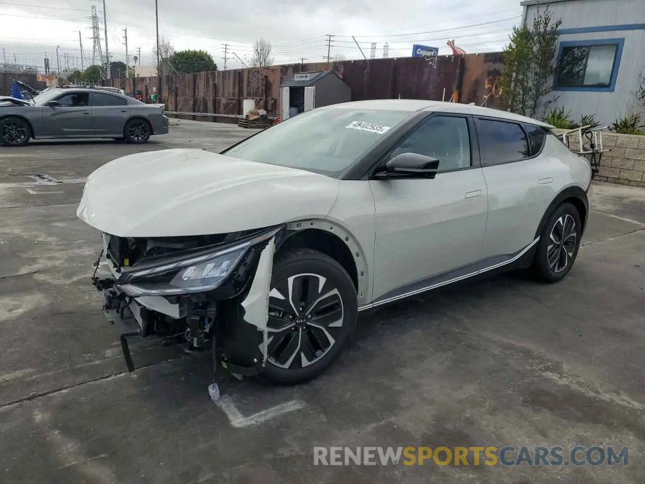 1 Photograph of a damaged car KNDC34LA6R5224440 KIA EV6 LIGHT 2024