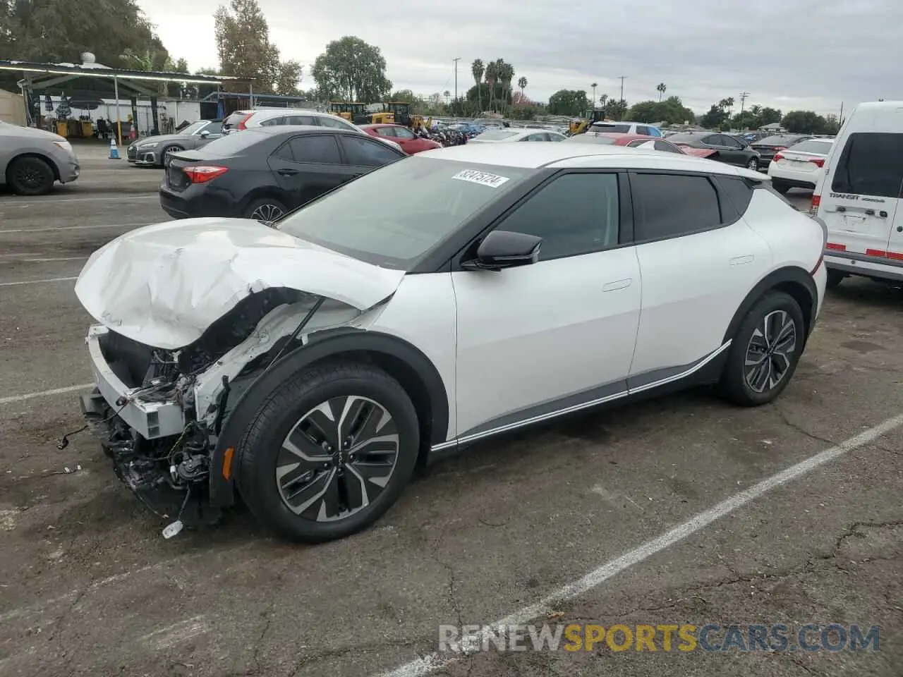 1 Photograph of a damaged car KNDC34LA6R5224762 KIA EV6 LIGHT 2024