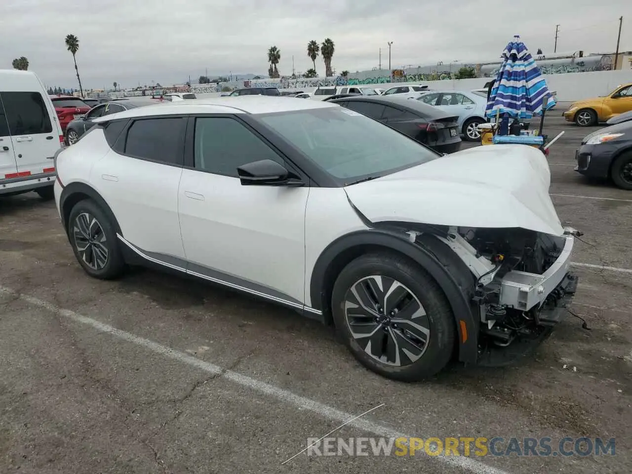 4 Photograph of a damaged car KNDC34LA6R5224762 KIA EV6 LIGHT 2024