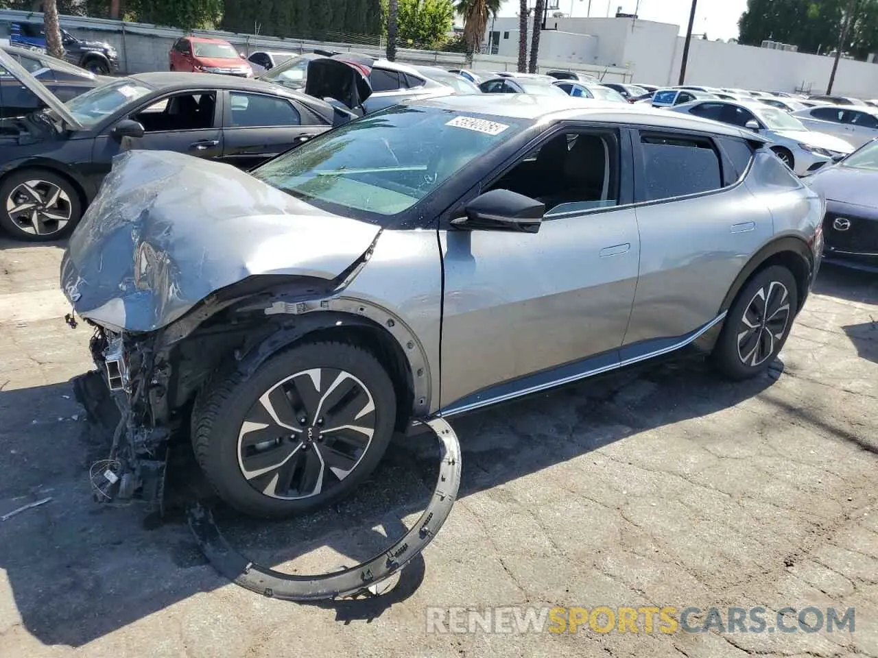 1 Photograph of a damaged car KNDC34LA7R5217335 KIA EV6 LIGHT 2024