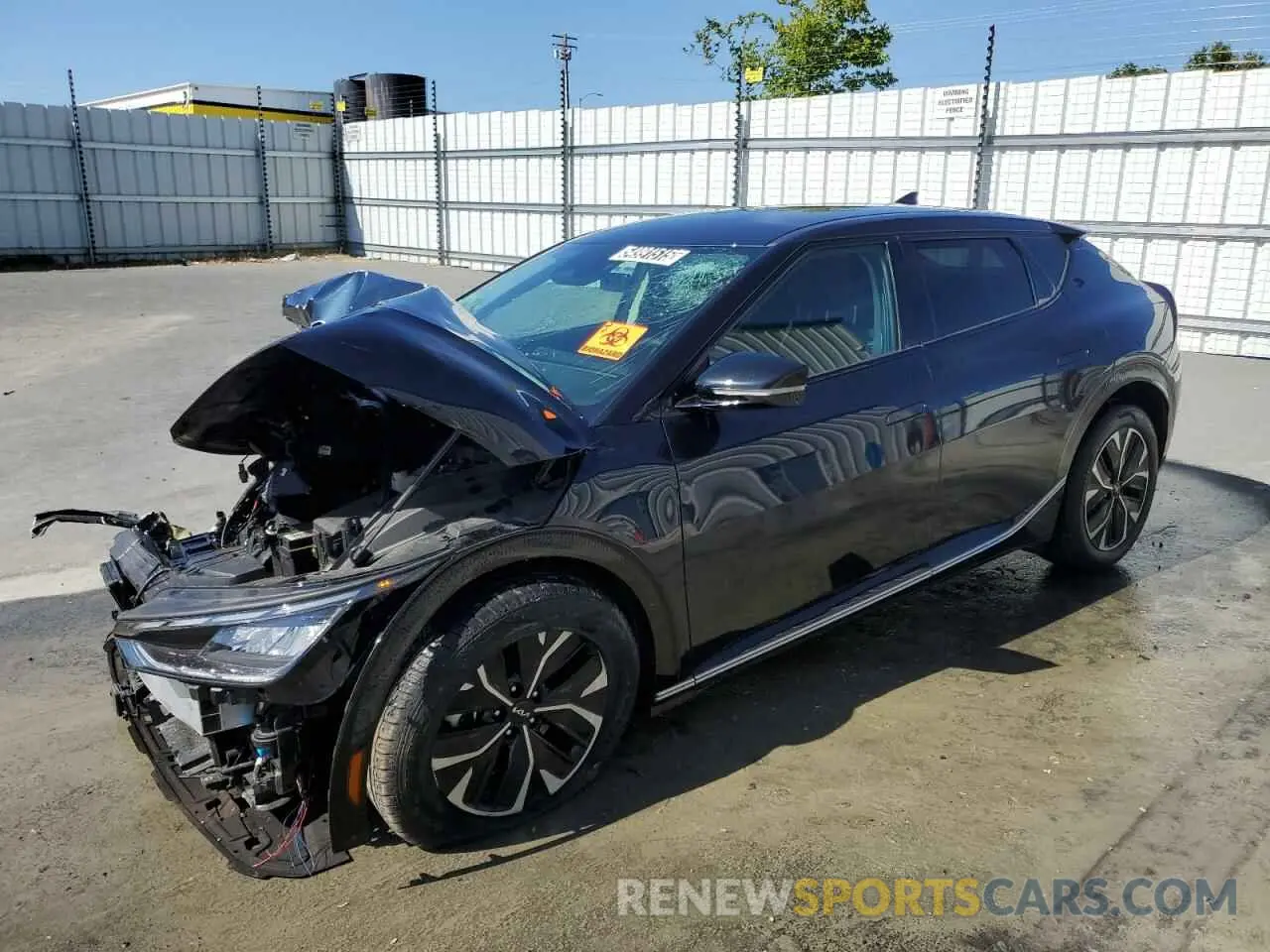 1 Photograph of a damaged car KNDC34LA8R5211530 KIA EV6 LIGHT 2024
