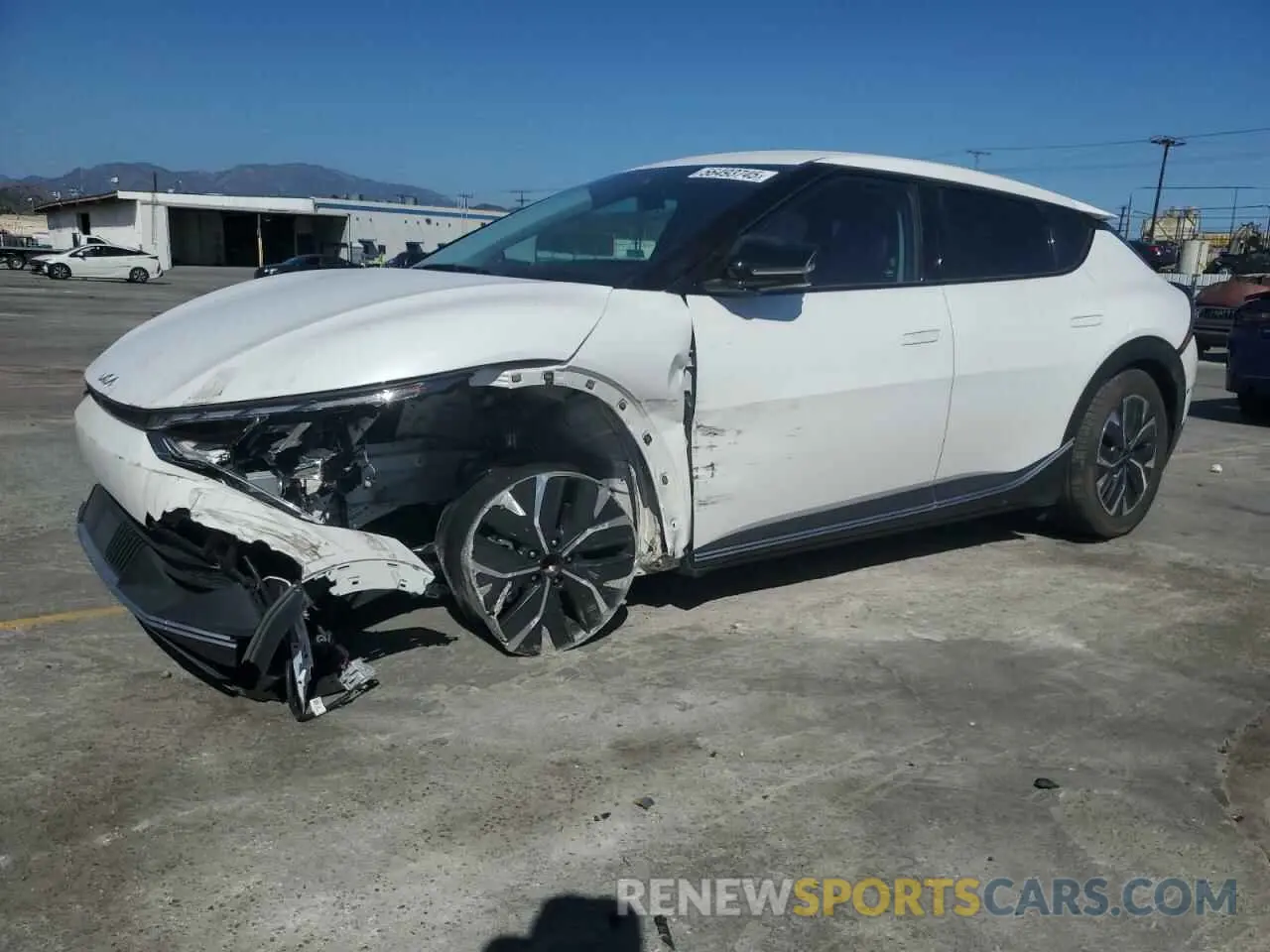 1 Photograph of a damaged car KNDC34LAXR5224750 KIA EV6 LIGHT 2024
