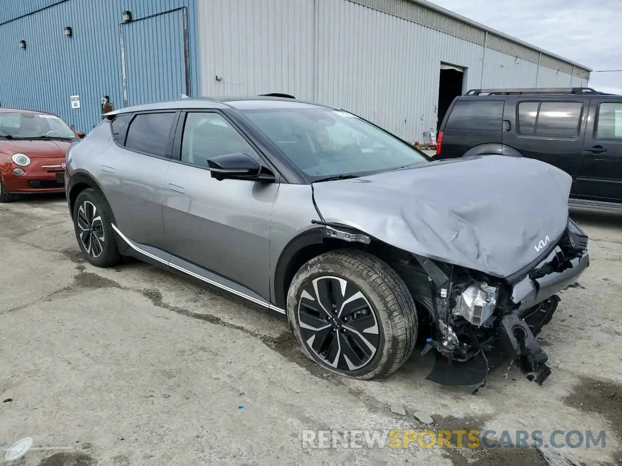 4 Photograph of a damaged car KNDC3DLC1R5220992 KIA EV6 LIGHT 2024