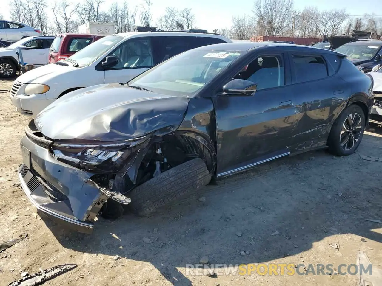 1 Photograph of a damaged car KNDC3DLC6R5214783 KIA EV6 LIGHT 2024