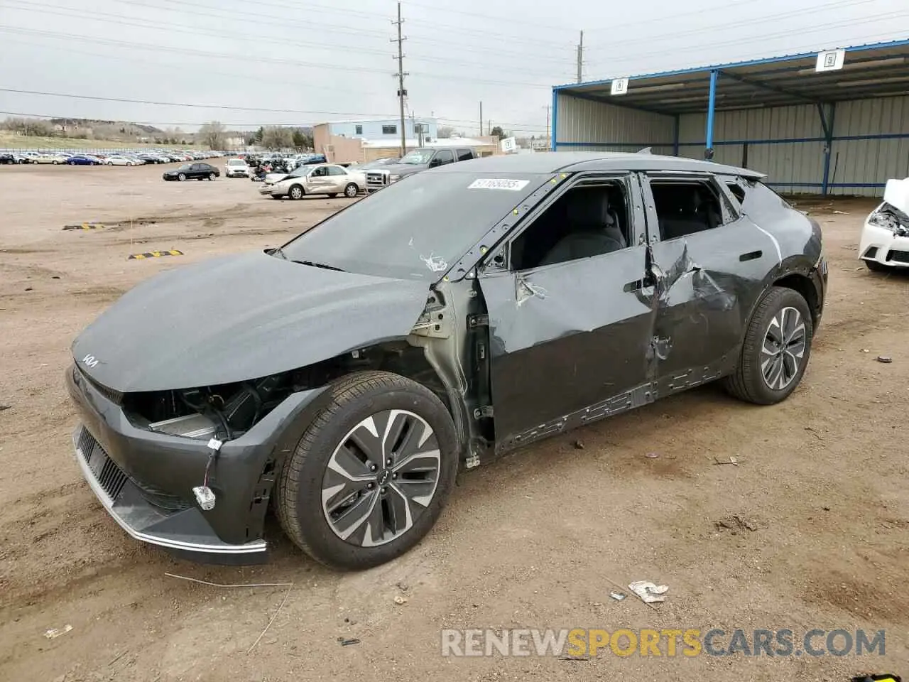 1 Photograph of a damaged car KNDC3DLC6R5216890 KIA EV6 LIGHT 2024