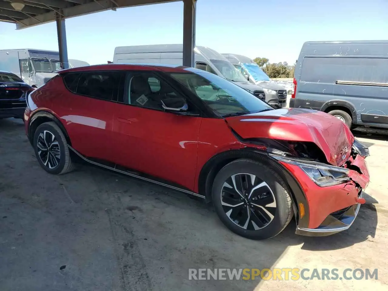 4 Photograph of a damaged car KNDC3DLCXR5618895 KIA EV6 LIGHT 2024