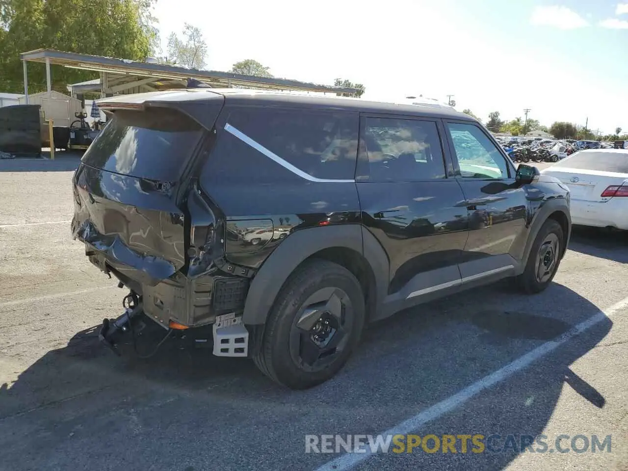 3 Photograph of a damaged car KNDAB5S16R6030468 KIA EV9 LIGHT 2024