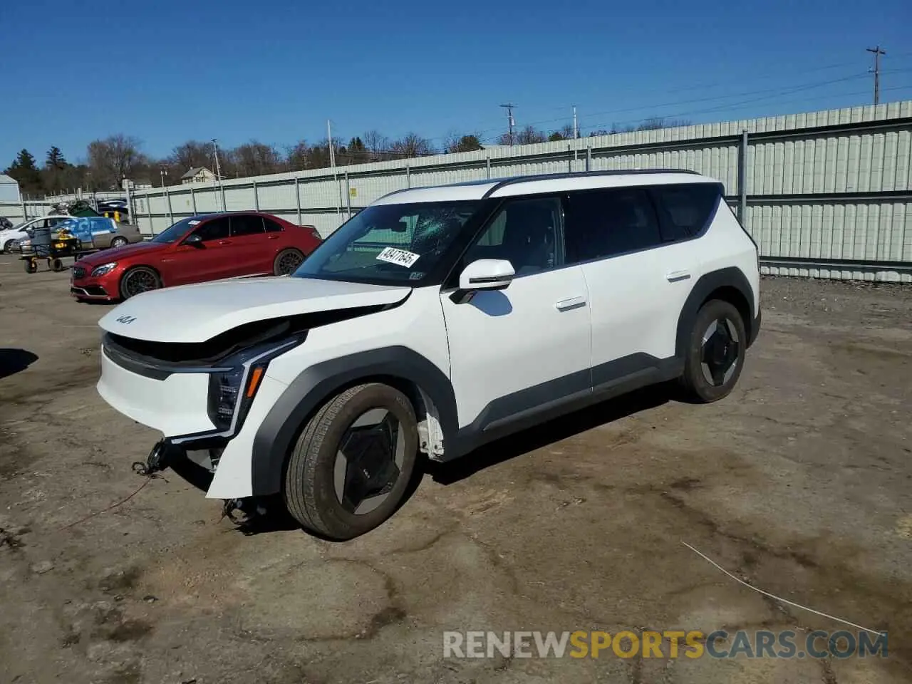 1 Photograph of a damaged car KNDAFFS50R6020130 KIA EV9 WIND 2024