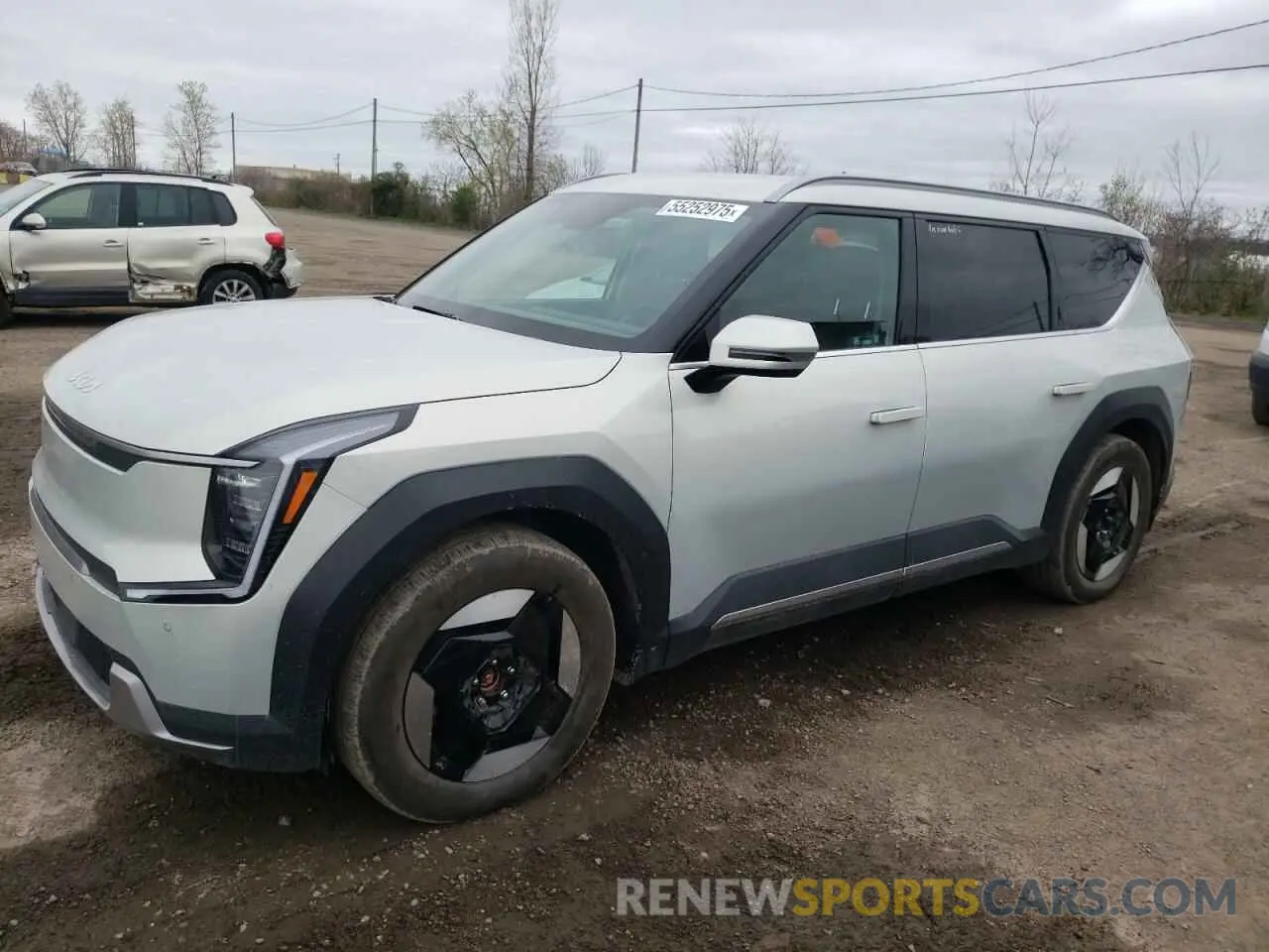 1 Photograph of a damaged car KNDAFFS55R6049848 KIA EV9 WIND 2024