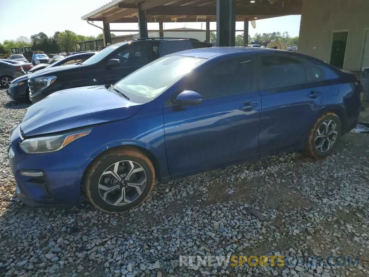 1 Photograph of a damaged car 3KPF24AD0KE016643 KIA FORTE 2019