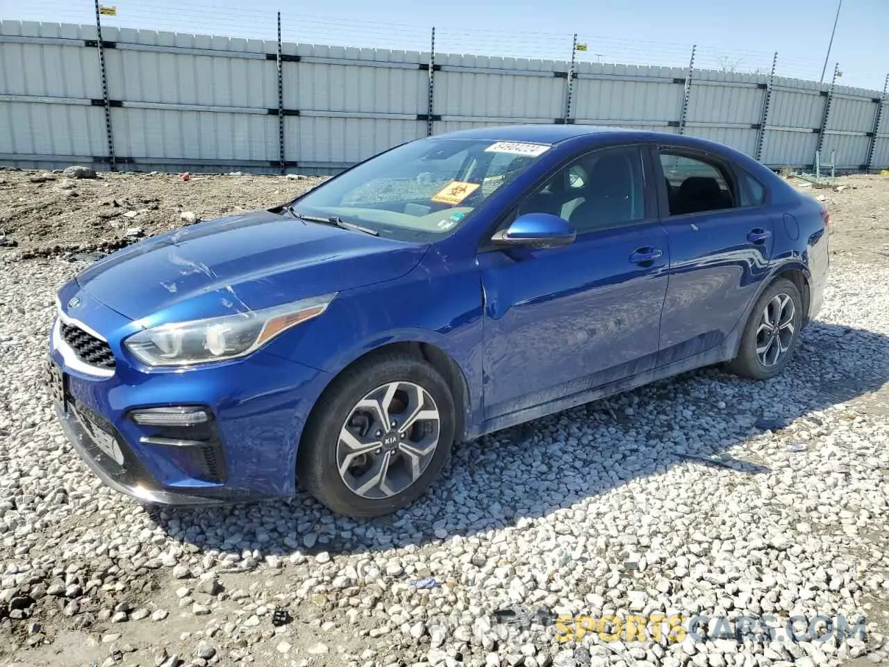 1 Photograph of a damaged car 3KPF24AD0KE023463 KIA FORTE 2019