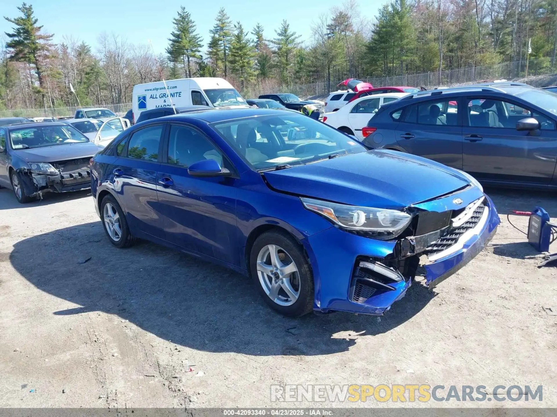 1 Photograph of a damaged car 3KPF24AD0KE024791 KIA FORTE 2019