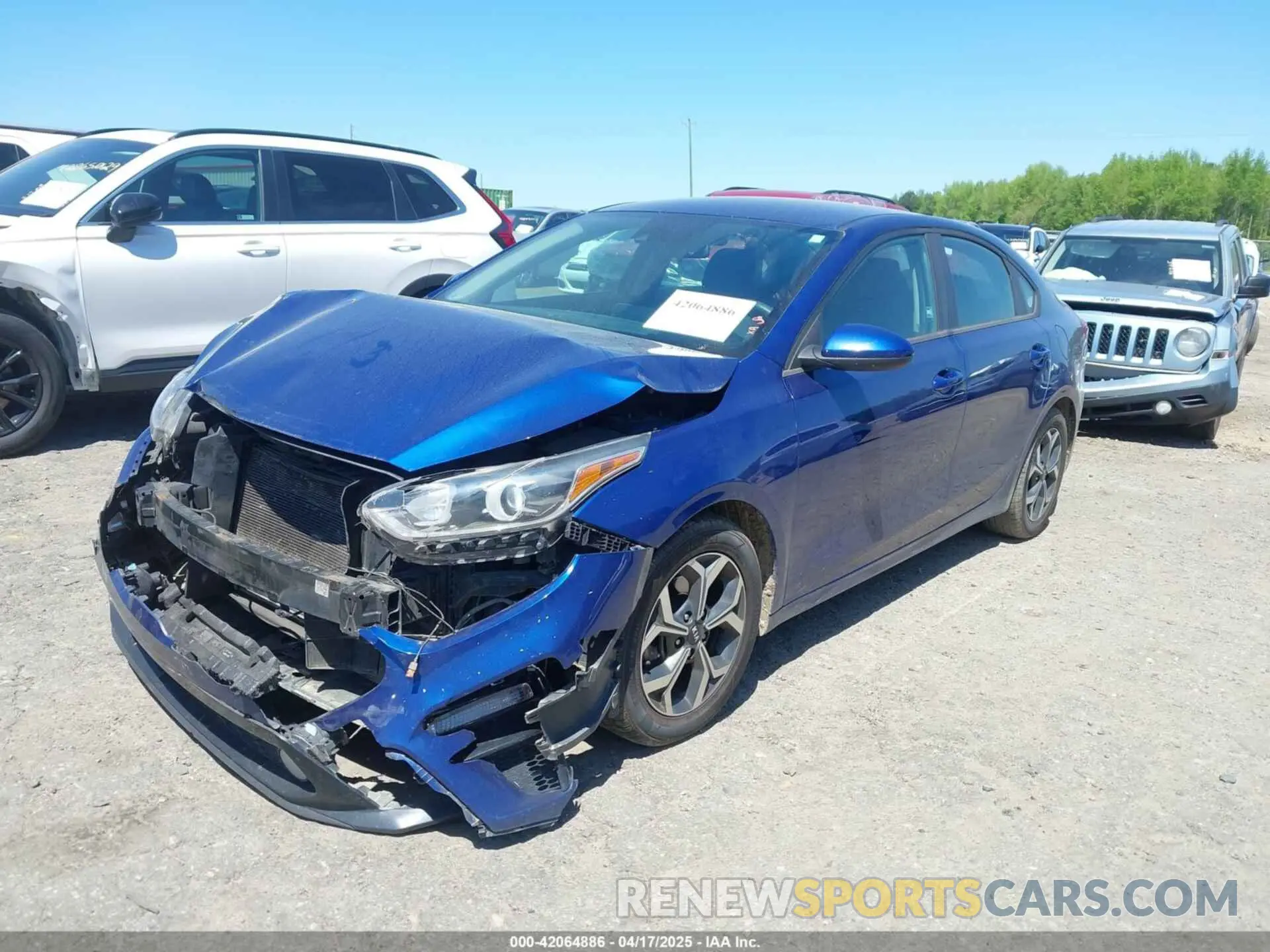 2 Photograph of a damaged car 3KPF24AD0KE031580 KIA FORTE 2019