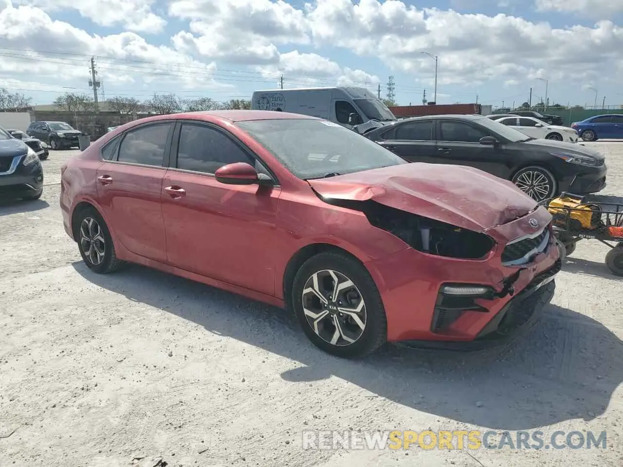 4 Photograph of a damaged car 3KPF24AD0KE061016 KIA FORTE 2019