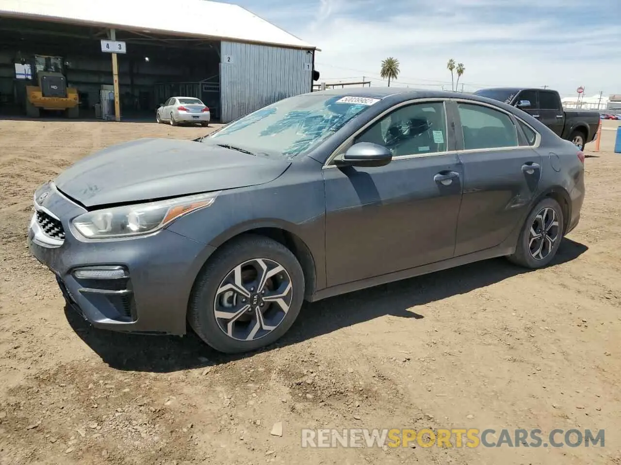 1 Photograph of a damaged car 3KPF24AD0KE083453 KIA FORTE 2019