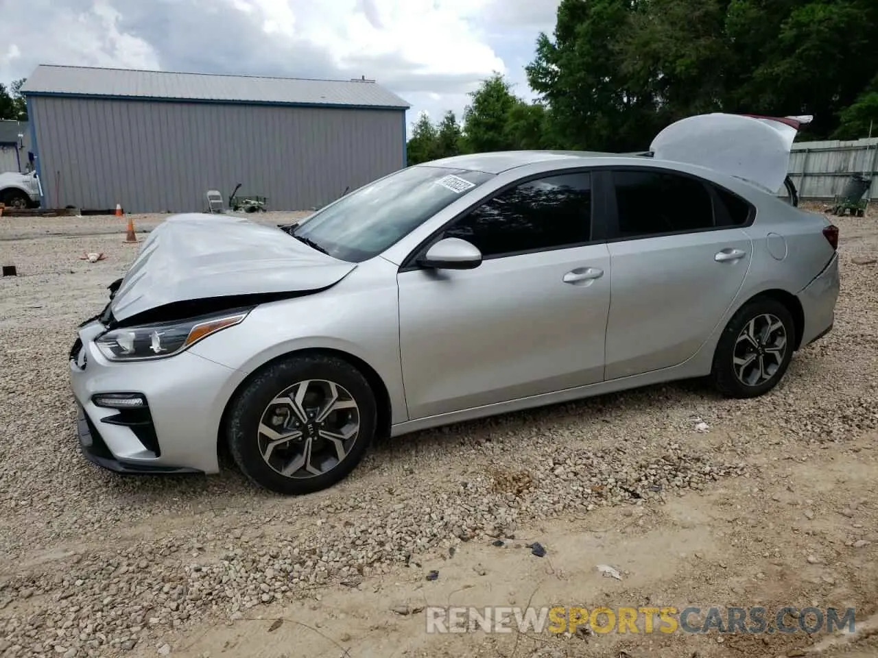 1 Photograph of a damaged car 3KPF24AD0KE084957 KIA FORTE 2019