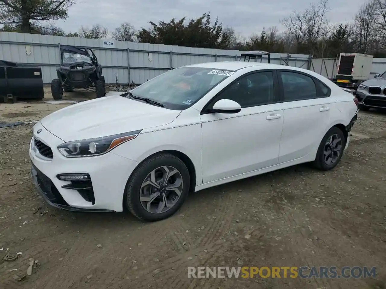 1 Photograph of a damaged car 3KPF24AD0KE087549 KIA FORTE 2019