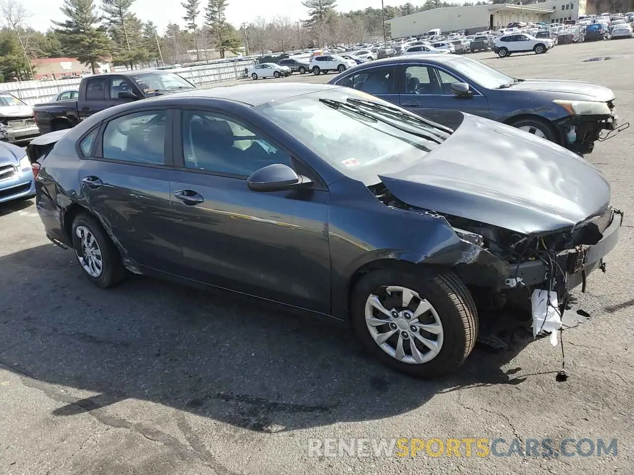 4 Photograph of a damaged car 3KPF24AD0KE087857 KIA FORTE 2019