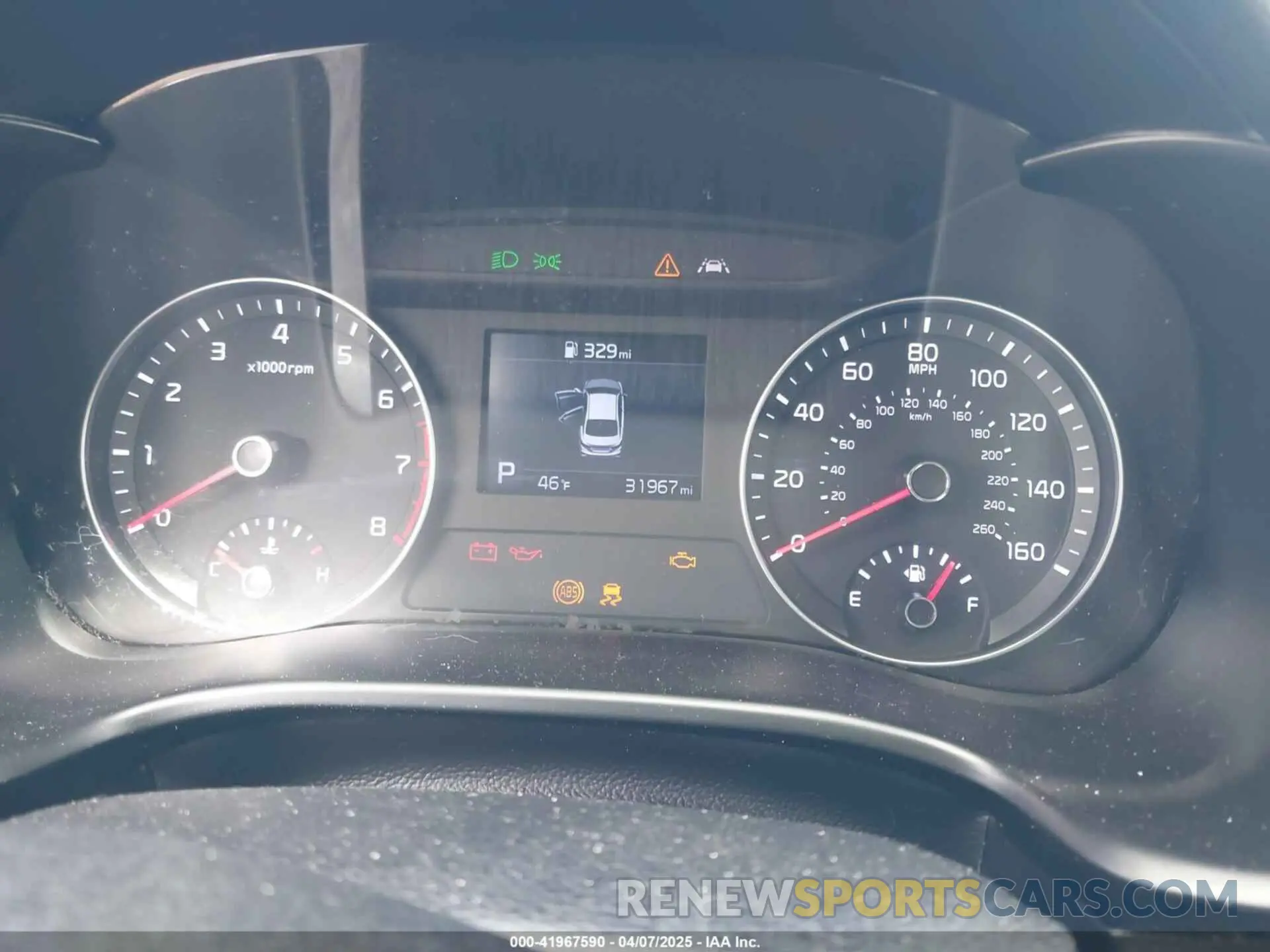 7 Photograph of a damaged car 3KPF24AD0KE095571 KIA FORTE 2019