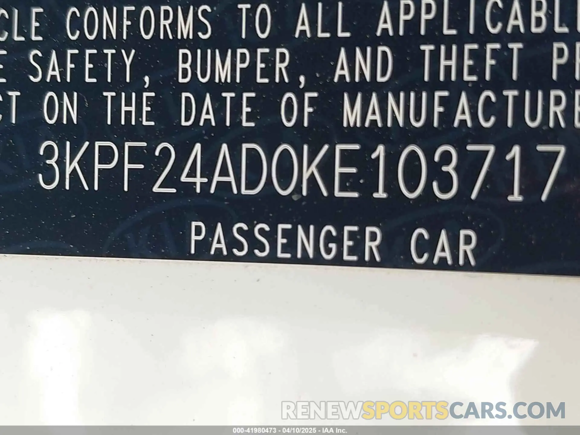 9 Photograph of a damaged car 3KPF24AD0KE103717 KIA FORTE 2019