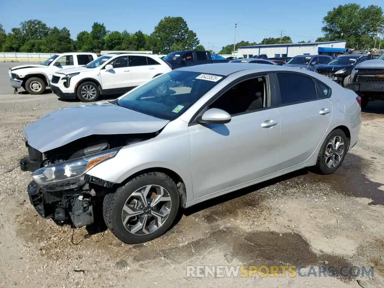 1 Photograph of a damaged car 3KPF24AD0KE108349 KIA FORTE 2019