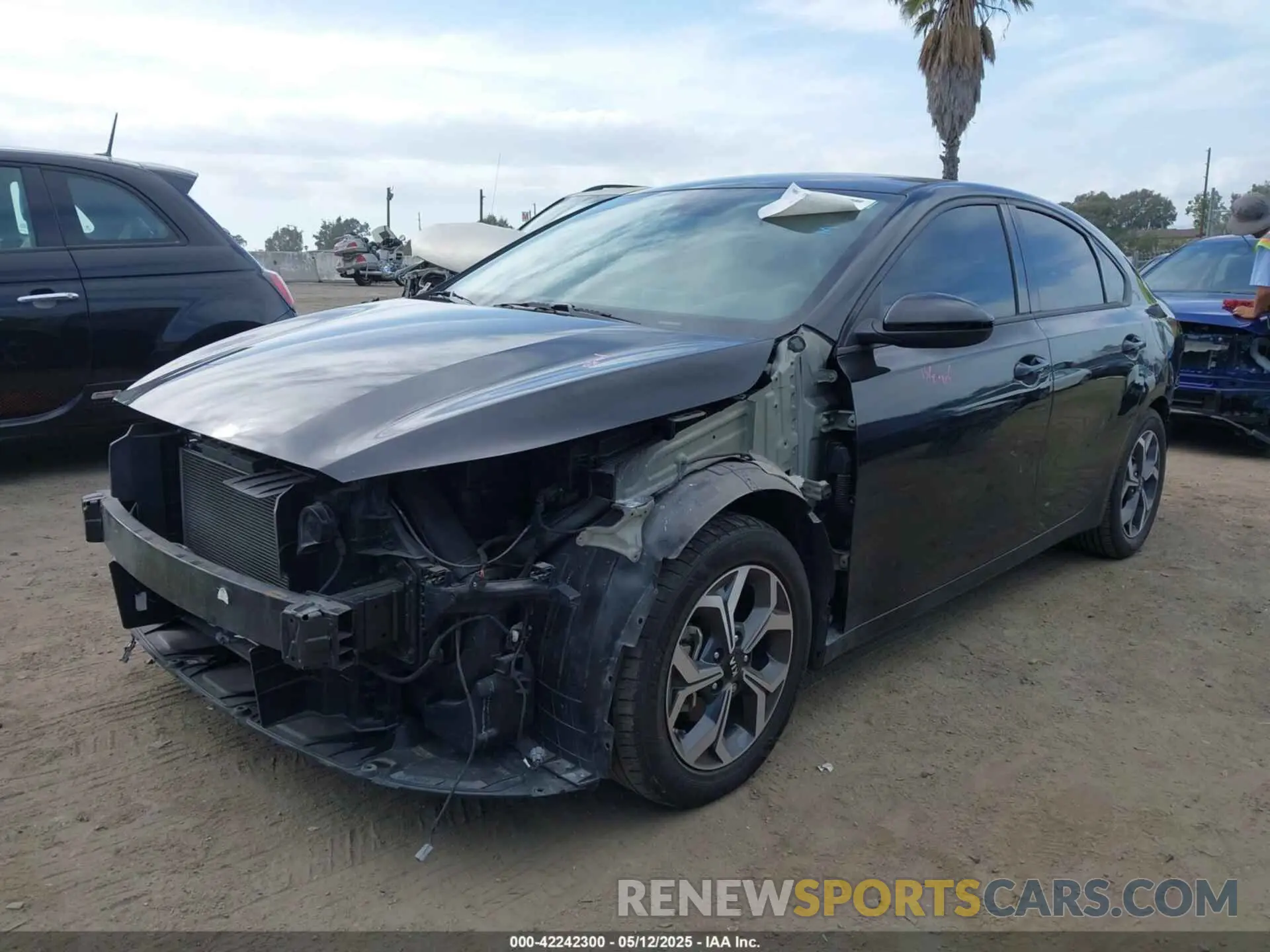 2 Photograph of a damaged car 3KPF24AD0KE109792 KIA FORTE 2019