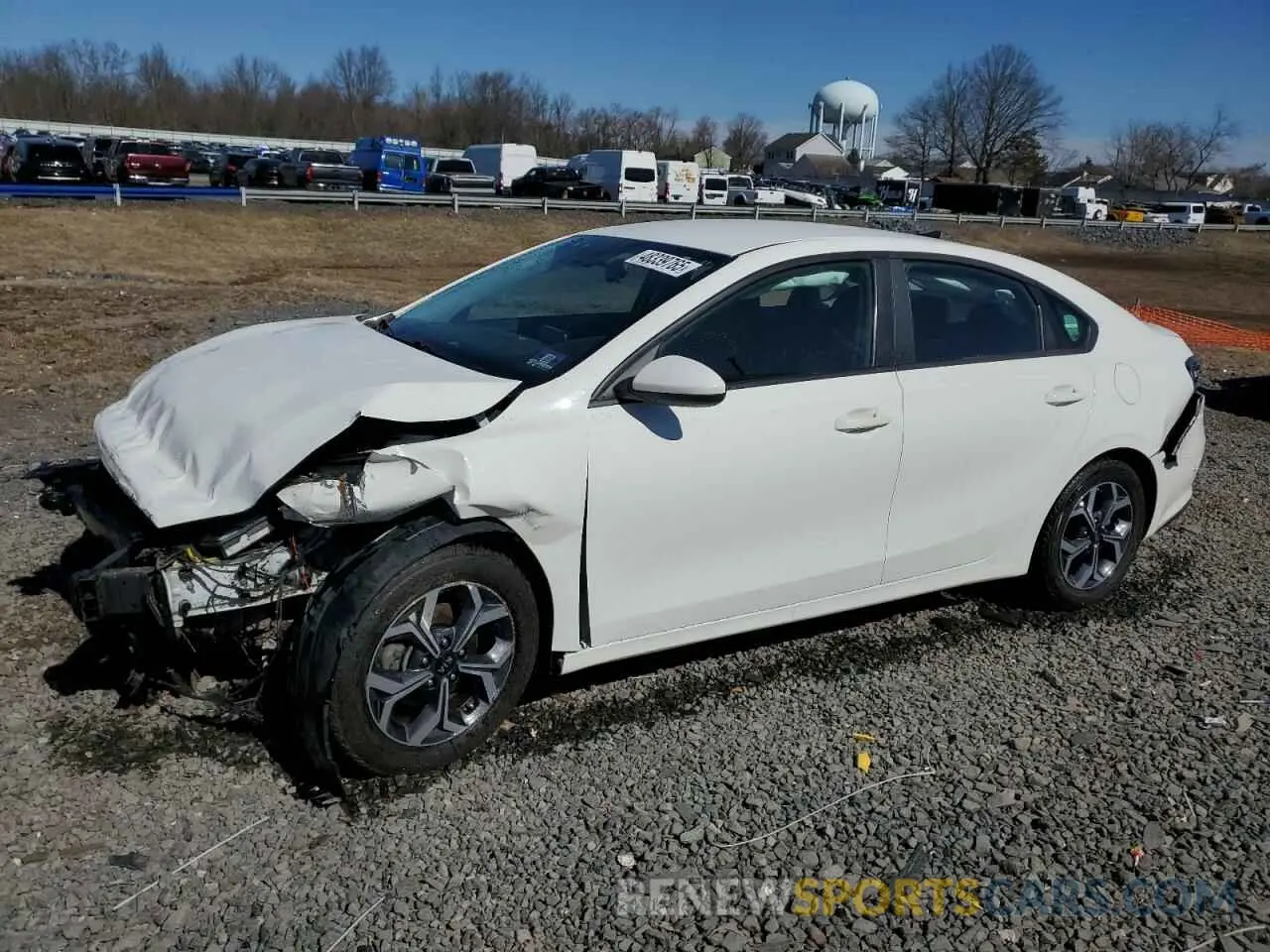 1 Photograph of a damaged car 3KPF24AD0KE127127 KIA FORTE 2019