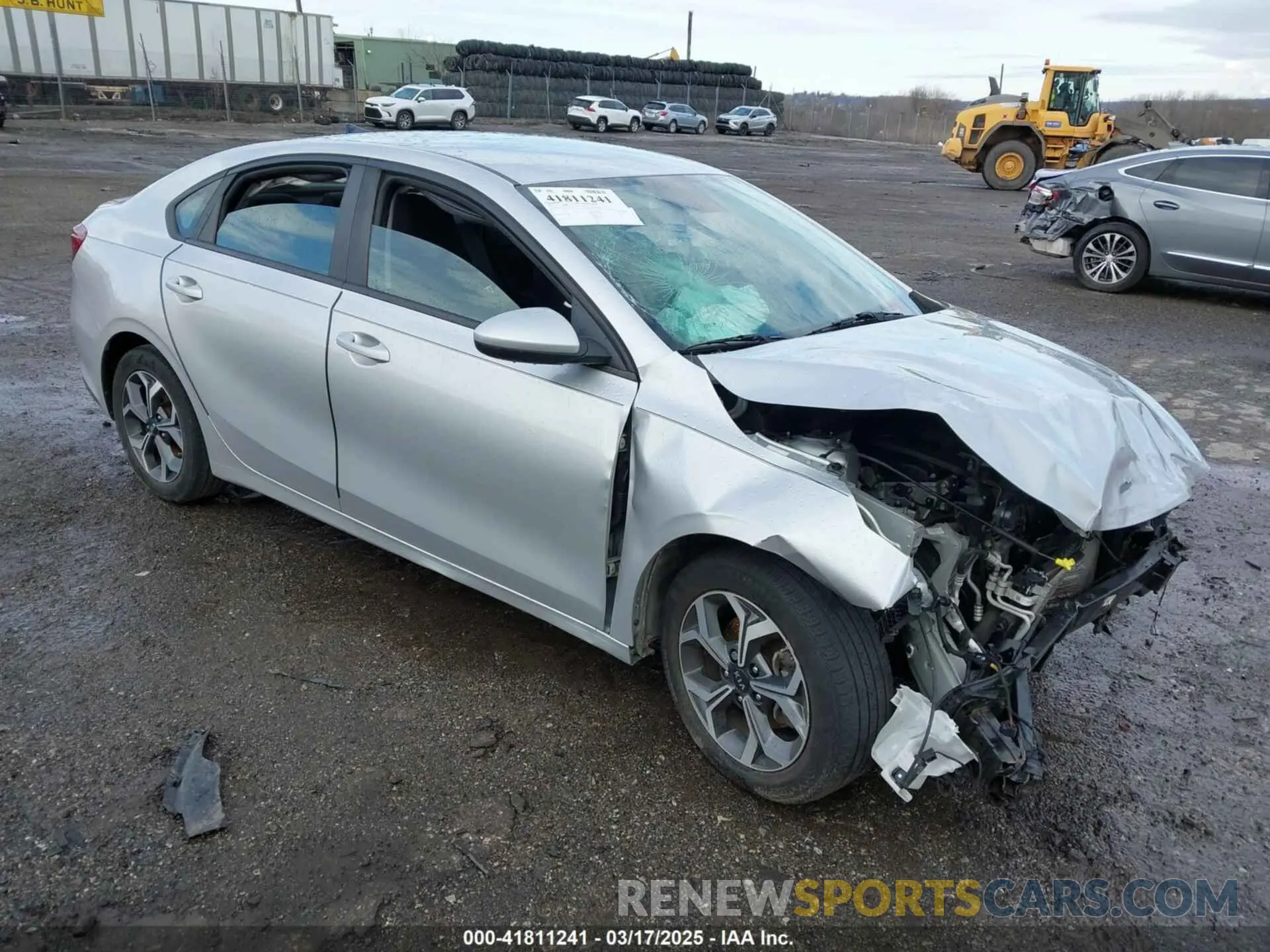 1 Photograph of a damaged car 3KPF24AD0KE131548 KIA FORTE 2019