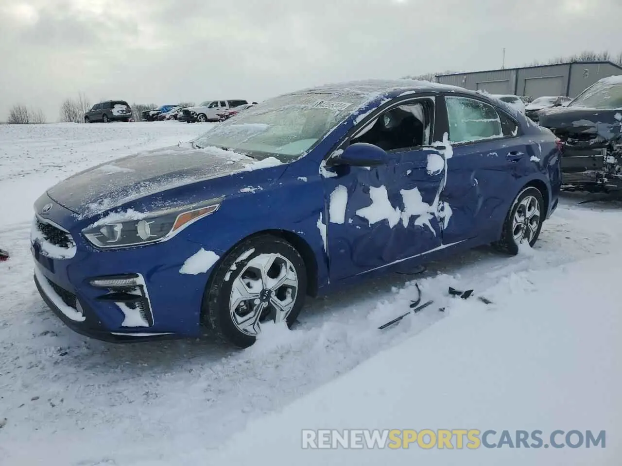 1 Photograph of a damaged car 3KPF24AD0KE132845 KIA FORTE 2019