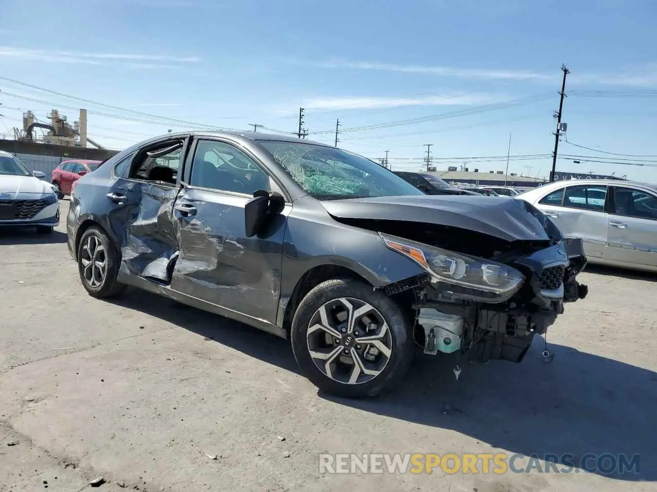 4 Photograph of a damaged car 3KPF24AD0KE137849 KIA FORTE 2019