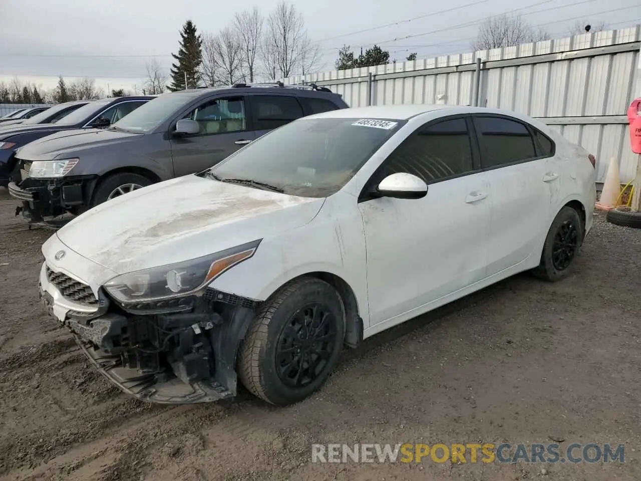 1 Photograph of a damaged car 3KPF24AD1KE008566 KIA FORTE 2019
