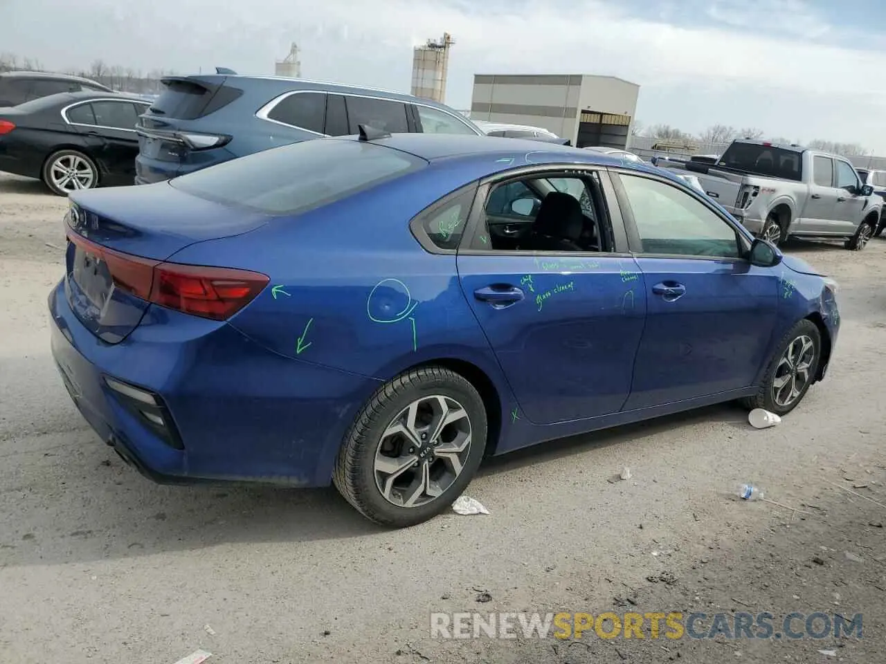 3 Photograph of a damaged car 3KPF24AD1KE008843 KIA FORTE 2019