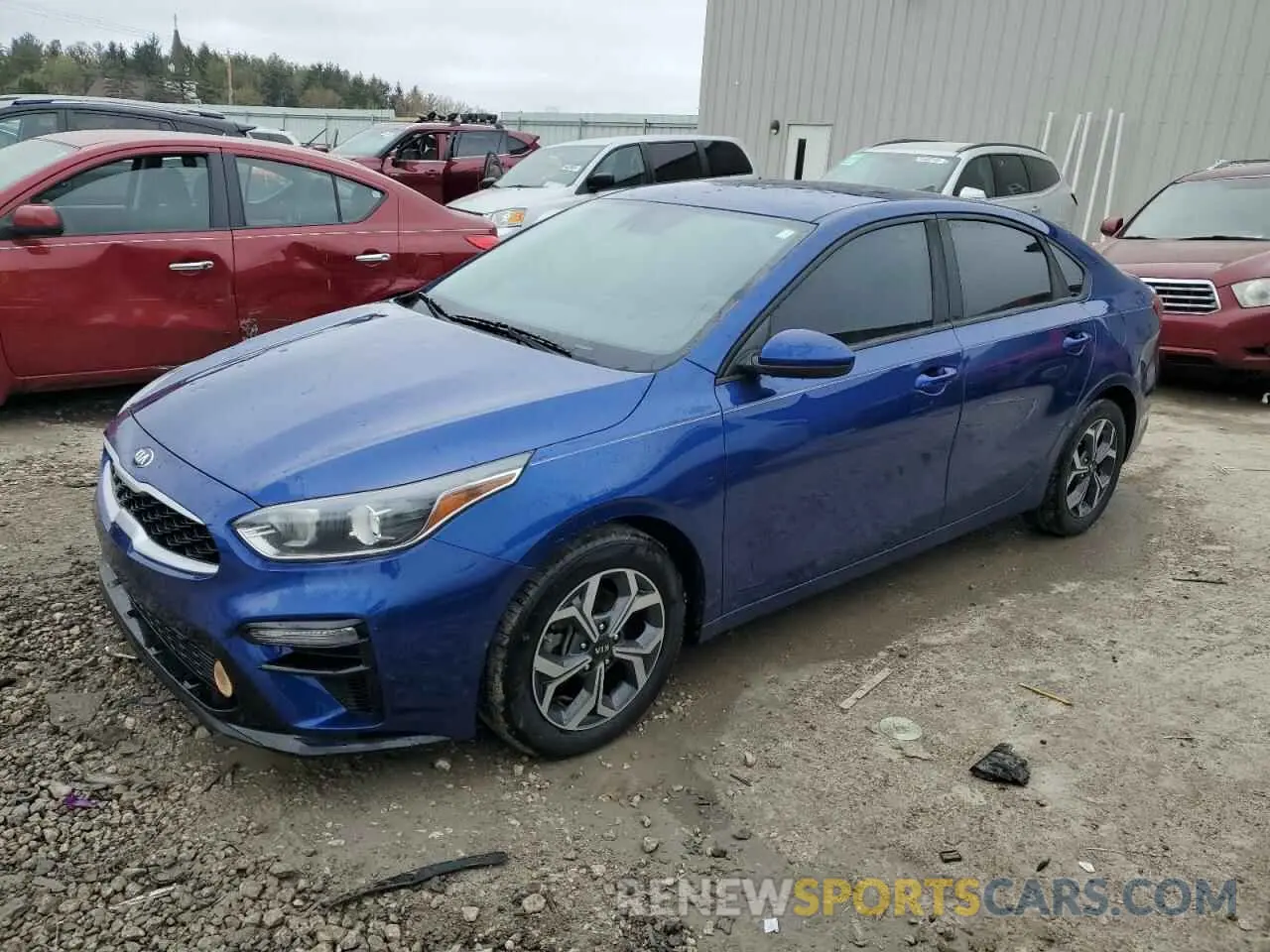 1 Photograph of a damaged car 3KPF24AD1KE019390 KIA FORTE 2019