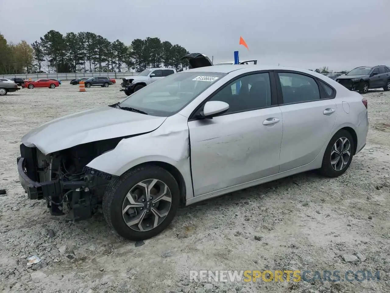 1 Photograph of a damaged car 3KPF24AD1KE044600 KIA FORTE 2019