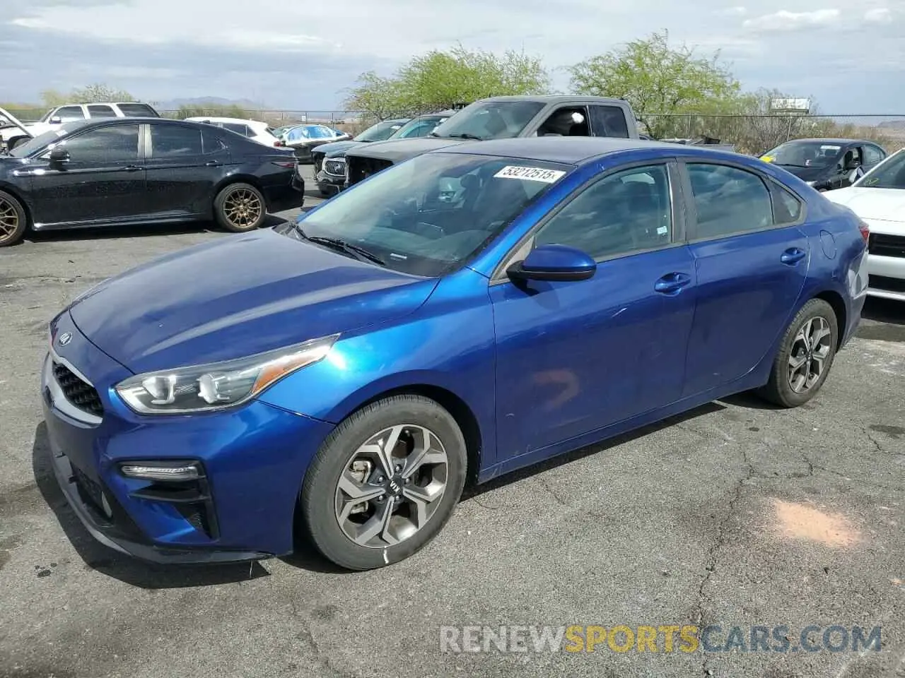 1 Photograph of a damaged car 3KPF24AD1KE058691 KIA FORTE 2019